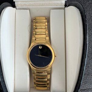 Movado Museum Classic Gold Watch – Brand New, Never Worn